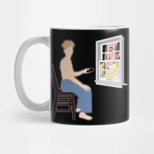 Rush - Power Windows - Slobovich Peeping Tom (Sawyer) Mug